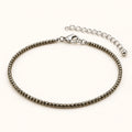Dhanashree Pyrite Anklet